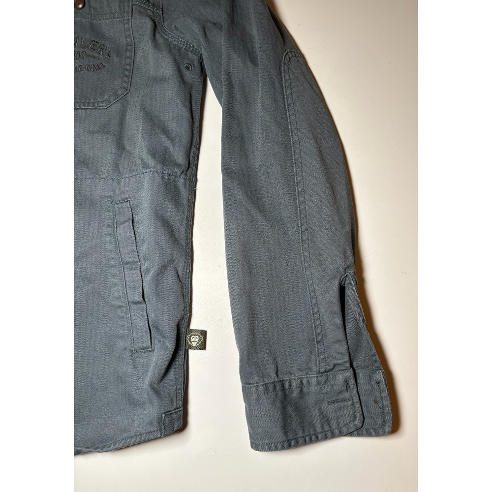 Howler Bros Chore Button Down Shacket | Blue | Medium - Picture 7 of 8